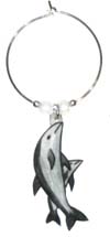 dolphin wine charms
